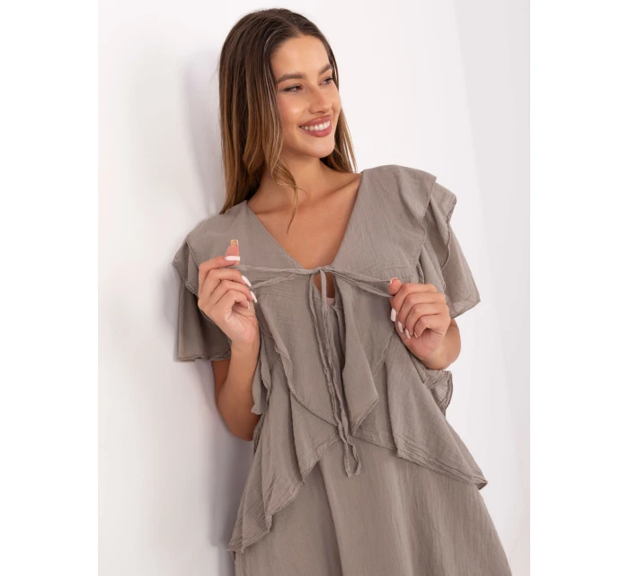 Šaty MI SK 102128.61 tmavo lila Šaty MI SK 102128.61 tmavo lila