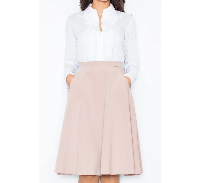 Košeľa Žaneta M012 Biela - Figl