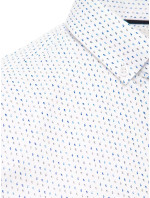 Pánske tričko s krátkym rukávom biele Dstreet KX1009