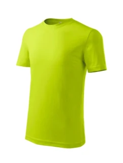 Klasické nové tričko pre deti limetka