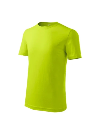 Klasické nové tričko pre deti limetka