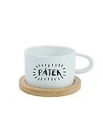 PIATOK - biely pohár na makrónky 200 ml