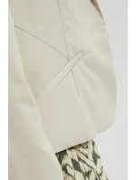 Dámska bunda L-MR-4310L Light beige - MOODO