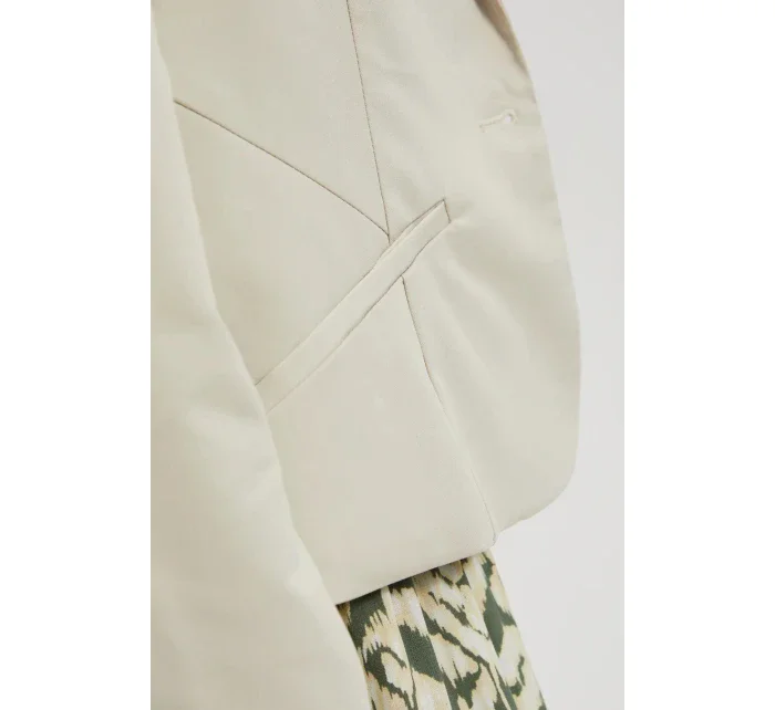 Dámska bunda L-MR-4310L Light beige - MOODO