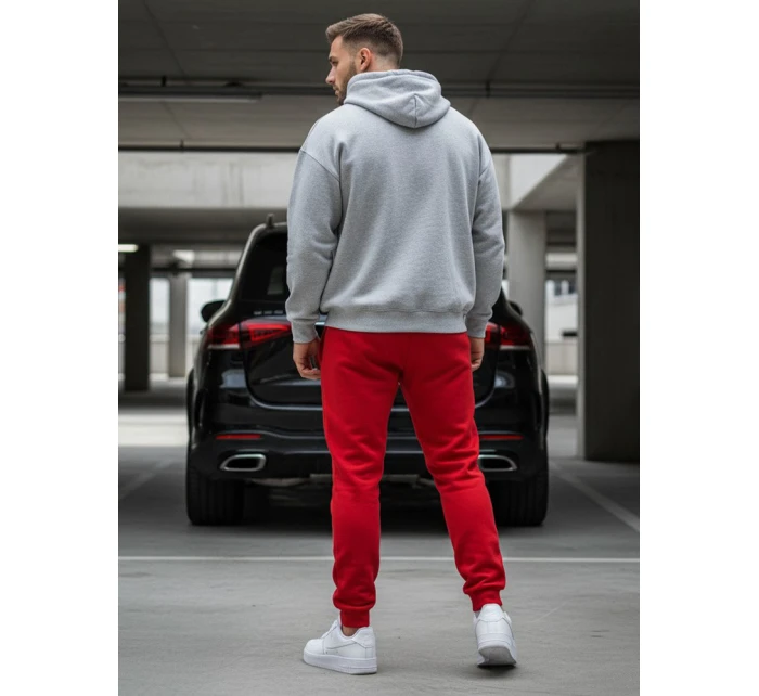 Pánské tepláky červené Dstreet model 21962570 - FashionStreet Pánské tepláky červené Dstreet model 21962570 - FashionStreet