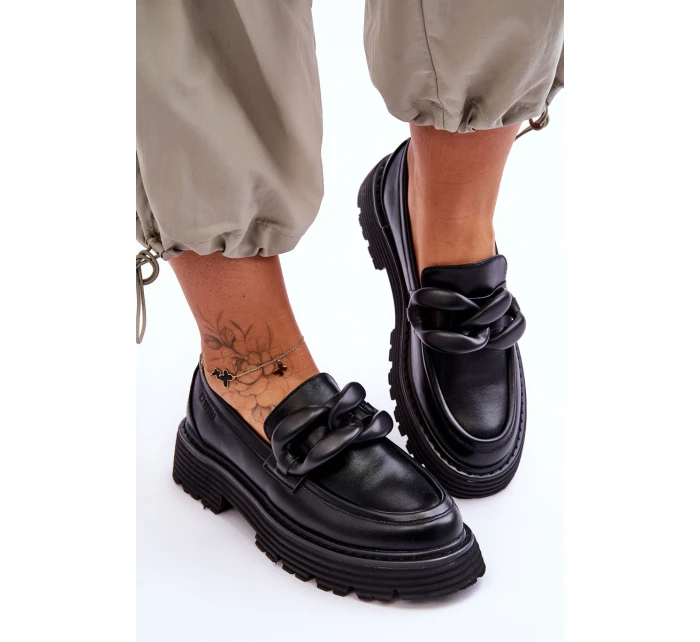 Kožené boty Big Star Černe model 21618129 - Big Star Shoes