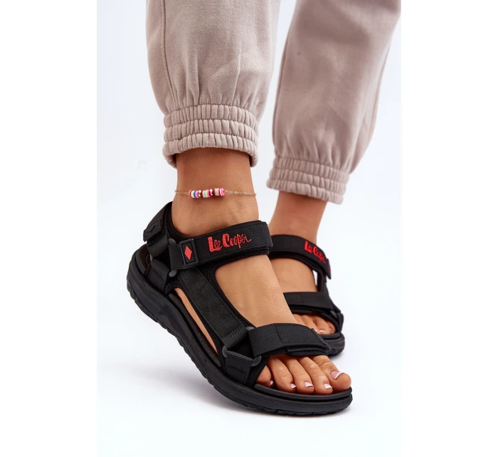 Damskie Sandały Lee Cooper LCW-24-34-2615 Czarne