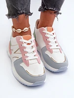 Sneakersy Damskie Z Eko Skóry Multikolor Kaimans