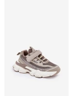 Športové tenisky Detská obuv na suchý zips Khaki Ronivelle Športové tenisky Detská obuv na suchý zips Khaki Ronivelle