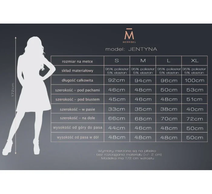 Jentyna Čierne šaty - Merribel