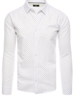 Dstreet DX2456 pánska biela košeľa