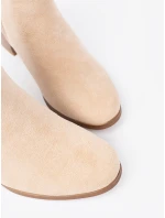 Trendy dámské kotníčkové boty Jasnobeżowy Obcas Trendy dámské kotníčkové boty Jasnobeżowy Obcas