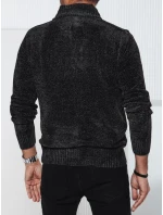 Pánsky tmavosivý sveter FashionStreet WX2237 Pánsky tmavosivý sveter FashionStreet WX2237