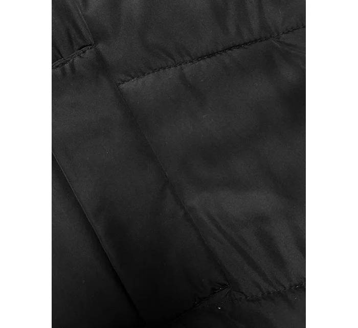 Černá dámská zimní bunda s kapucí model 21246187 - J.STYLE