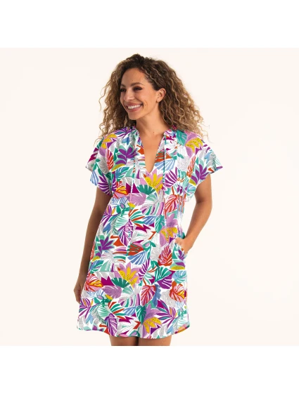 Štýl Sola šaty 8197 multi farba - RosaFaia