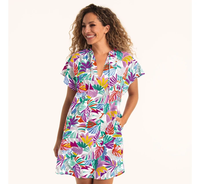 Štýl Sola šaty 8197 multi farba - RosaFaia