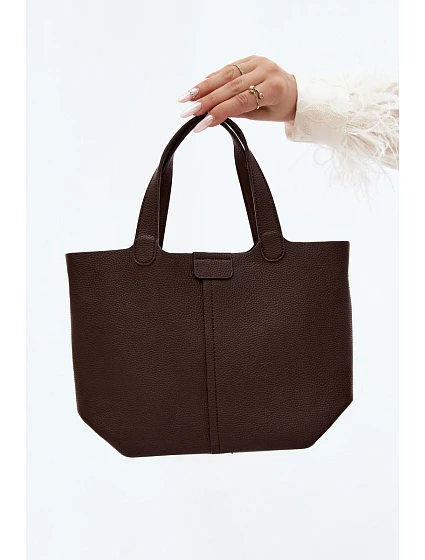 Kožená kabelka v hnědé model 22220927 - Flora&Co Kožená kabelka v hnědé model 22220927 - Flora&Co