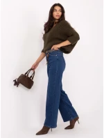 Spodnie jeans SP  ciemny niebieski model 21734287 - FPrice