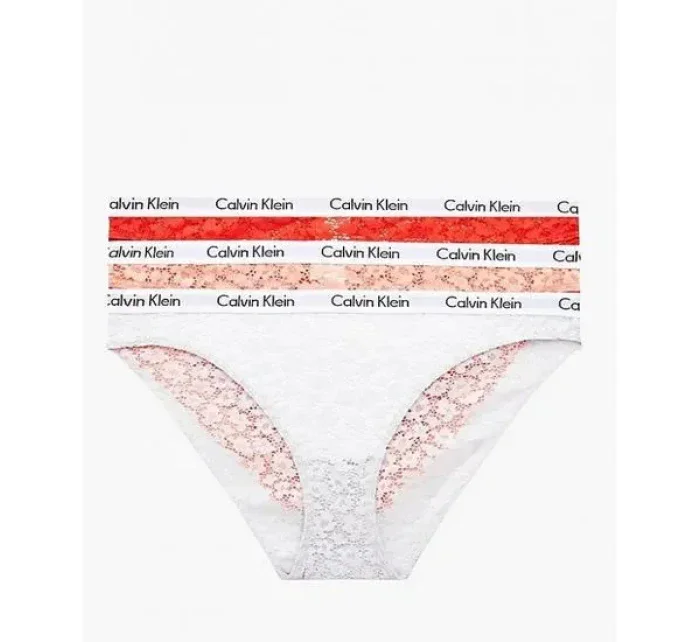 Čipkové nohavičky 3-pack - QD3926E - W5F - Mix farieb - Calvin Klein Čipkové nohavičky 3-pack - QD3926E - W5F - Mix farieb - Calvin Klein