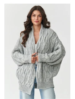 Sveter na gombíky model 217410 Makadamia