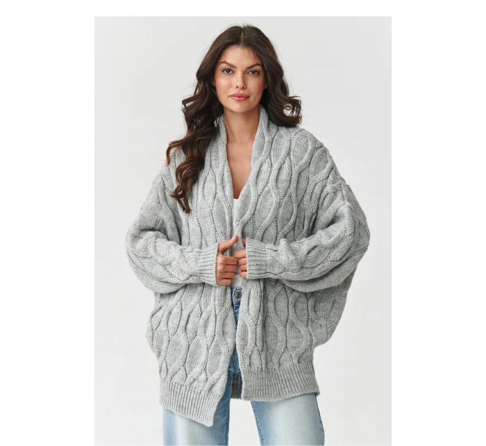 Sveter na gombíky model 217410 Makadamia