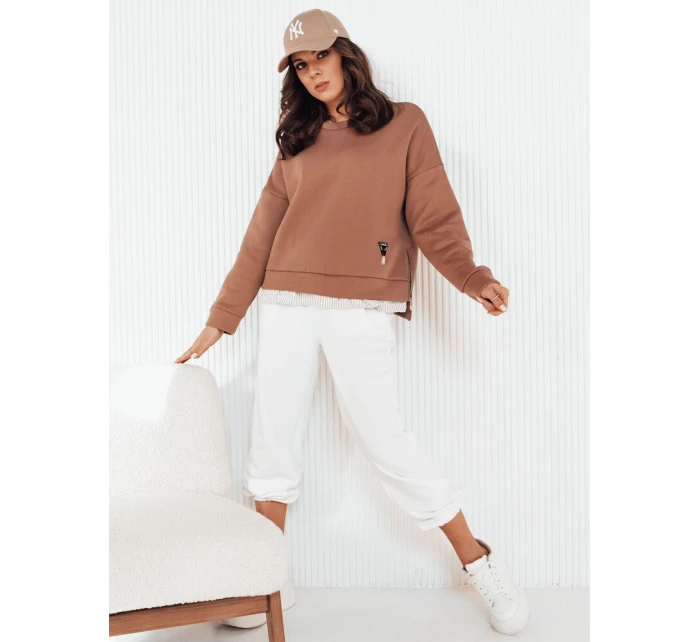 Dámska hnedá mikina BIFAL FashionStreet BY1256