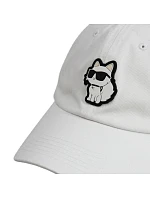 Čiapka Karl Lagerfeld Paris Choupette Strapback, biela – L5WH7944 wht
