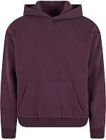 BY Mikina s kapucí z těžké bavlny "Fluffy" 56.0 plum purple model 22451543 - Build your Brand