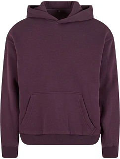 BY Mikina s kapucí z těžké bavlny "Fluffy" 56.0 plum purple model 22451543 - Build your Brand