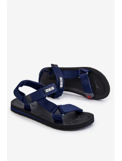 Pánské sandály na suchý zip Big Star model 21609131 Námořnická modrá - Big Star Shoes
