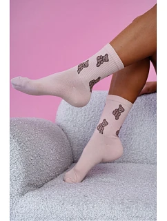 Dámské ponožky model 22044872 Růžové - Milena