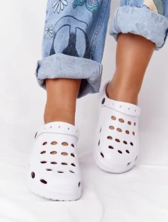 Dámske šľapky Crocs Slip-on White Foam EVA