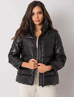 Dámska prešívaná zimná bunda z eko-kože D-3230 - FPrice