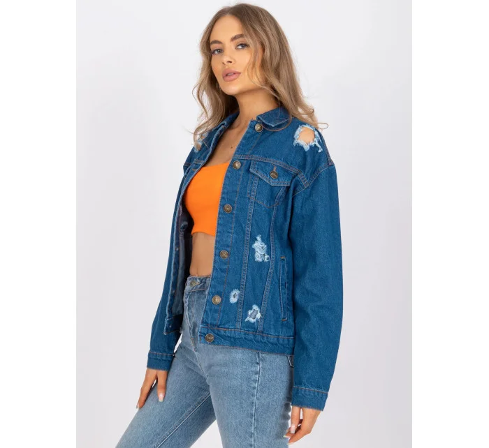 Dámska bunda RO KR CKT 4006 16x modrá - FPrice