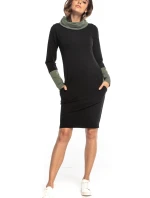 Dámske šaty Tessita T360 7 čierno / khaki - Tessita
