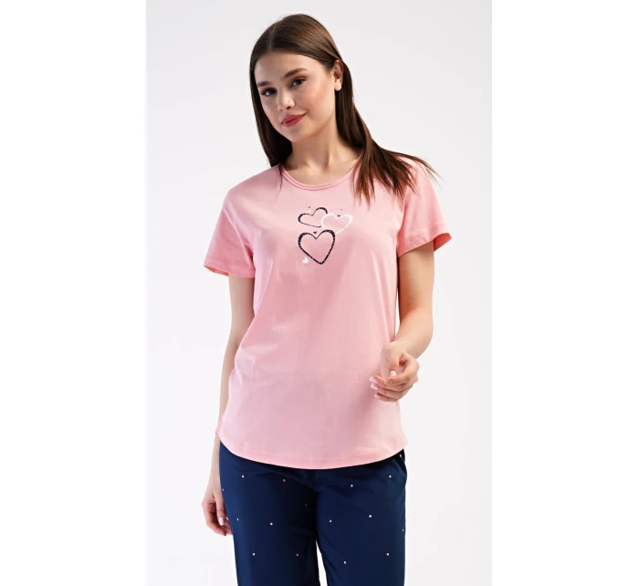 Dámské domácí šaty s tříčtvrtečním rukávem model 21059941 - Vienetta