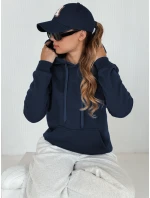 Dámská mikina s kapucí BASIC navy blue model 21962507 - FashionStreet