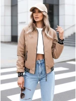 HERA FashionStreet béžový dámsky bomber TY3764 HERA FashionStreet béžový dámsky bomber TY3764