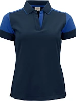 Printer Prime Polo Women Dámske piqué polo z hrubej bavlny 61.5025 námornícka modrá/kobaltová