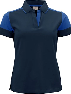 Printer Prime Polo Women Dámske piqué polo z hrubej bavlny 61.5025 námornícka modrá/kobaltová