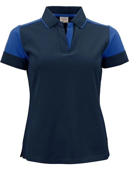 Printer Prime Polo Women Dámske piqué polo z hrubej bavlny 61.5025 námornícka modrá/kobaltová Printer Prime Polo Women Dámske piqué polo z hrubej bavlny 61.5025 námornícka modrá/kobaltová