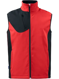 Pracovní softshellová vesta 64. red model 22463014 - ProJob