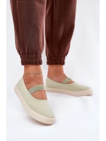 Damskie Trampki Big Star NN274604 Jasnozielone