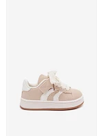 Detské športové tenisky na suchý zips z umelej kože Beige Zoya Detské športové tenisky na suchý zips z umelej kože Beige Zoya