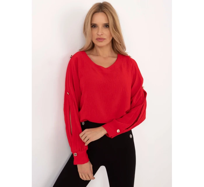 Bluzka MI BZ model 20680325 czerwony - FPrice Bluzka MI BZ model 20680325 czerwony - FPrice