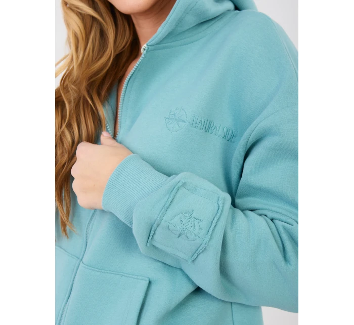 Mikina NS BL NS2565.00 tyrkysová