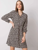 Šaty WN SK R817.66 čierna a béžová