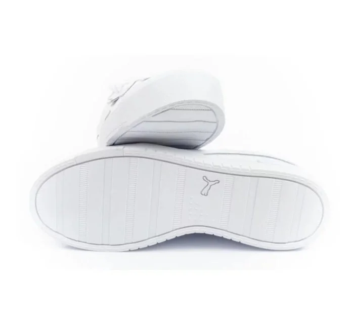 Kožené topánky Jada W 386401 01 white - Puma Kožené topánky Jada W 386401 01 white - Puma
