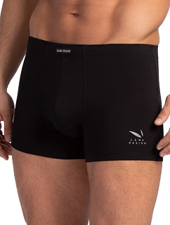 Pánske boxerky M-BAM893SZ 2-PACK black-grey - Lama