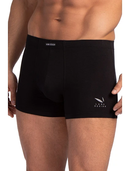 Pánske boxerky M-BAM893SZ 2-PACK black-grey - Lama